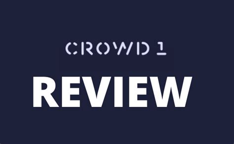 crowd1.com app|Crowd1 Review 2022 .